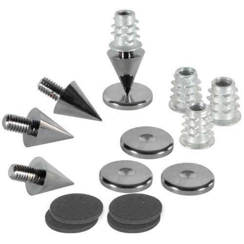 Dayton Audio DSS2-BC Black Chrome Speaker Spike Set 4 Pcs. N2