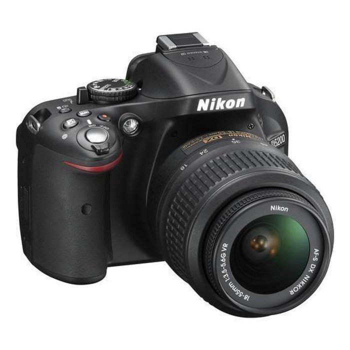Nikon D5200 24.1 MP Digital SLR Camera - Black (Kit w/ 18-55 VR Lens) N4