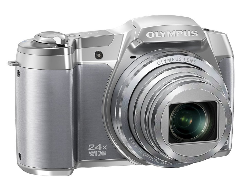 Olympus Stylus SZ-16 iHS Digital Camera with 24x Optical Zoom and 3-Inch LCD (Silver) (Old Model) N8