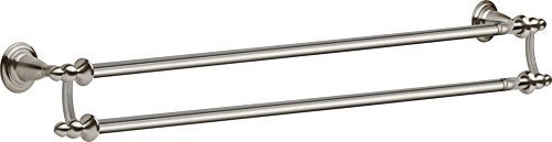 Delta Faucet 75224-SS Victorian 24-Inch Double Towel Bar, Stainless by DELTA FAUCET