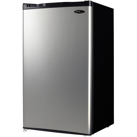 Danby Designer 3.2 cu ft Compact Refrigerator, Spotless /color: Silver/ Model:DCR032C1BSLDD N2