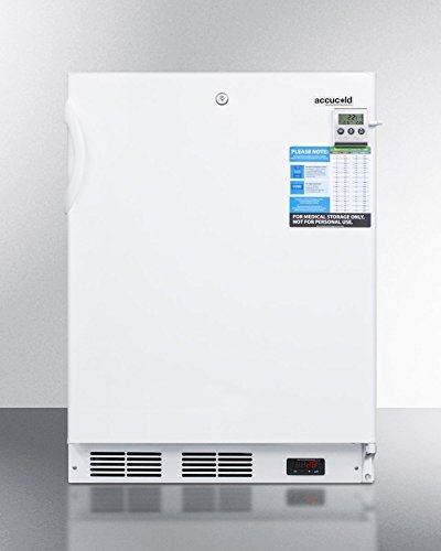 Summit FF7LBIMEDDTADA 24" Medically & Commercially Approved Compact Refrigerator with 5.5 cu. ft. Capacity Factory... N2