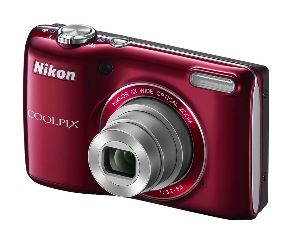 Nikon COOLPIX L26 16.1 MP Digital Camera with 5x Zoom NIKKOR Glass Lens and 3-inch LCD (Black) N12