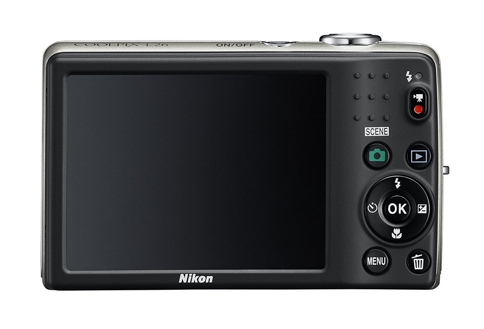 Nikon COOLPIX L26 16.1 MP Digital Camera with 5x Zoom NIKKOR Glass Lens and 3-inch LCD (Black) N15
