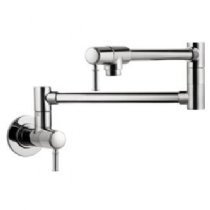 Hansgrohe 04218830 Talis C Pot Filler Wall Mounted, Polished Nickel Finish by Hansgrohe