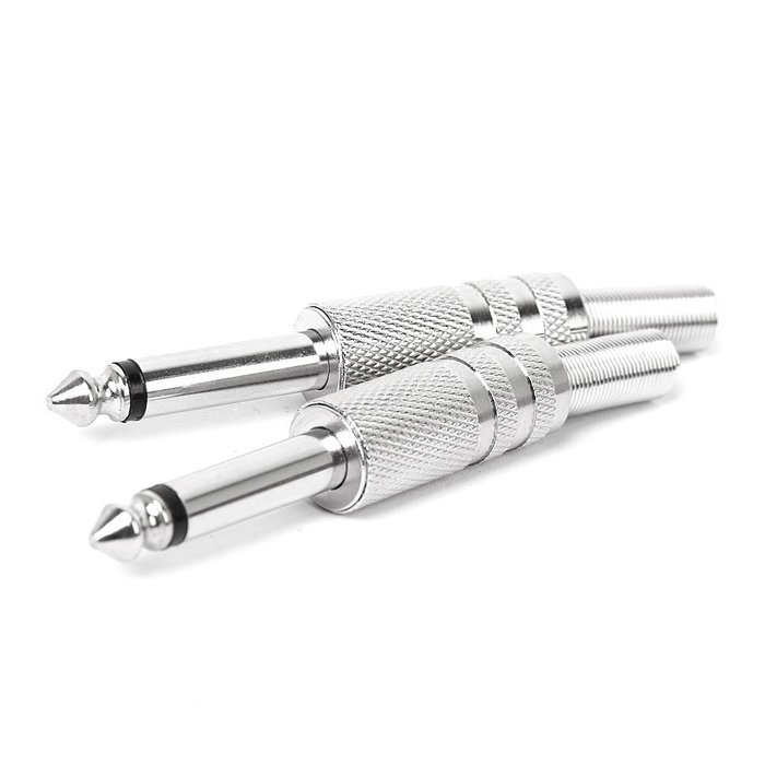 6 35mm microphone input audio output plug silver free image download