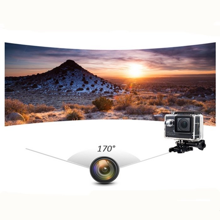 Action Camera, MiSafes Waterproof 4K 2160P Diving Camcorder 170&deg; Wide Angle HD WIFI Car DVR Cam 30m Digital Underwater... N5
