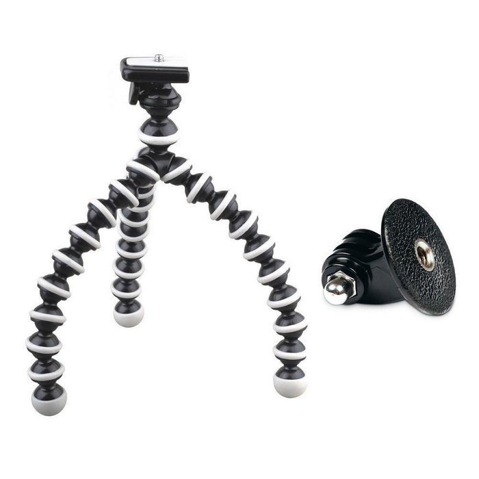 Gopro Hero 5 Black 15 Piece Hooked Bundle Includes: Go Pro Hero5 Black + Case + Flexible Tripod + Chest Strap... N4