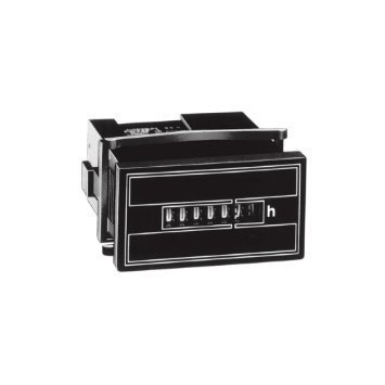 Intermatic FWZ55-220/50 Timer AC Hour Meter Flush Mount Combo Quick Connect & Screw Terminals - Black by Intermatic