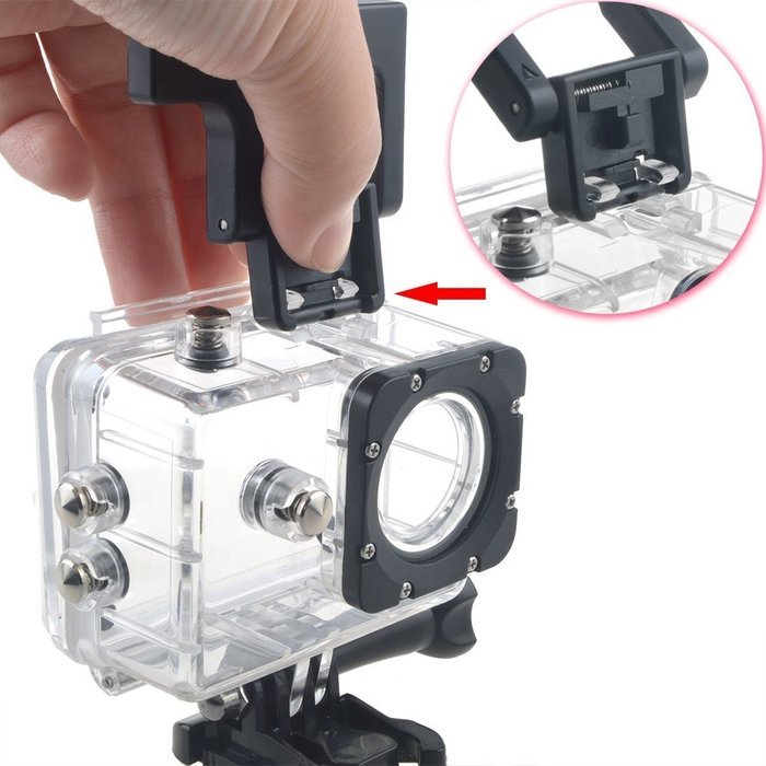 ABLEGRID&reg; Replacement Latch for SJ5000 SJ6000 Sports WiFi Action Cameras N4