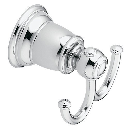 Moen YB5403CH Kingsley Double Robe Hook, Chrome by Moen
