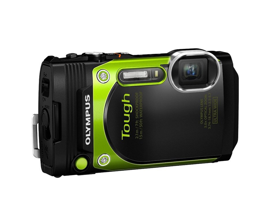 Olympus TG-870 Tough Waterproof Digital Camera (White) N8