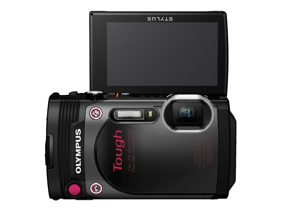Olympus TG-870 Tough Waterproof Digital Camera (White) N9