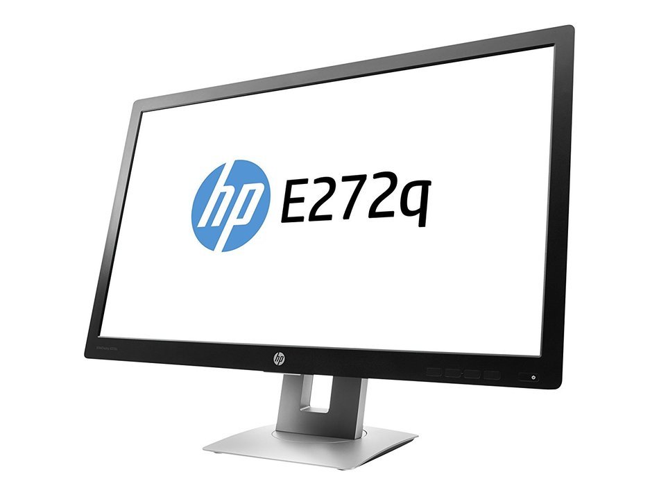 HP M1P04A8#ABA EliteDisplay E272q 27'' 1440p Quad HD LED-Backlit LCD Monitor, Black/Silver N4