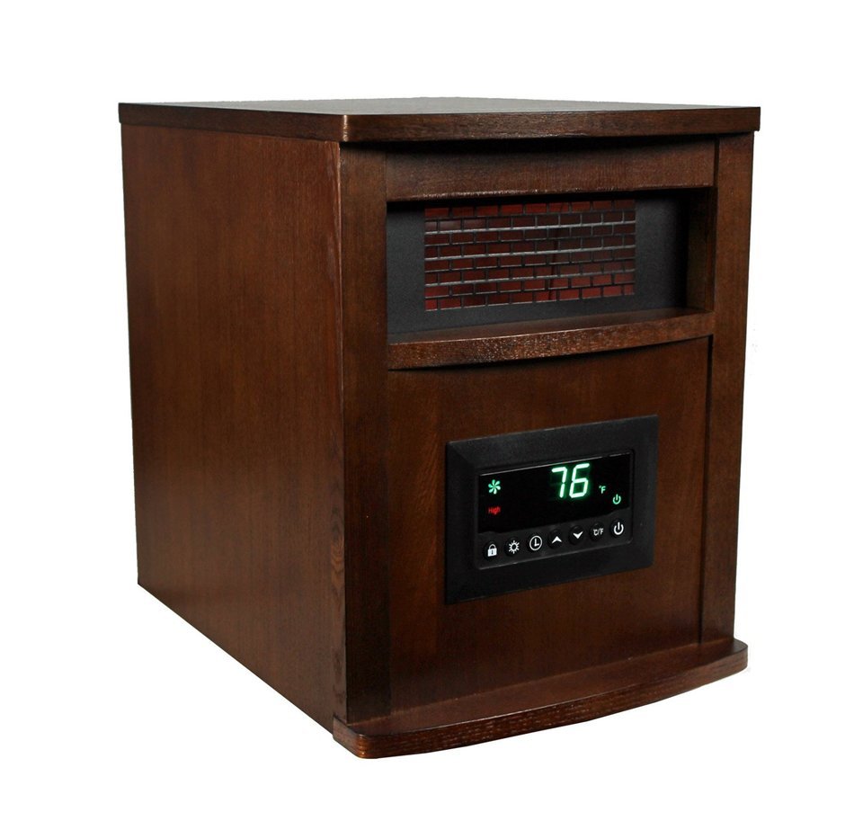 LifeSmart LifePro LS-1000HH 1800 Sq Ft Infrared Quartz Electric Portable Heater N3