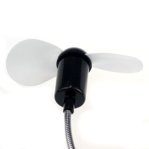 Coper ® Flexible USB Mini Cooling Fan Cooler For Laptop Desktop PC Computer New (Black) N2