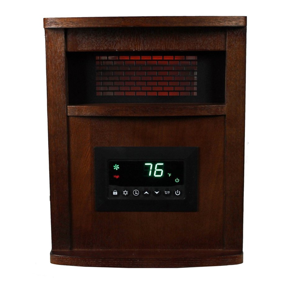 LifeSmart LifePro LS-1000HH 1800 Sq Ft Infrared Quartz Electric Portable Heater N4