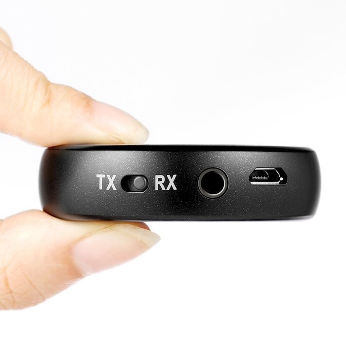 Bluetooth 4.1 Audio Transmitter and Receiver, GLL 2-in-1 Wireless 3.5mm Portable Adapter, Support APTX, SBC, A2DP... N5