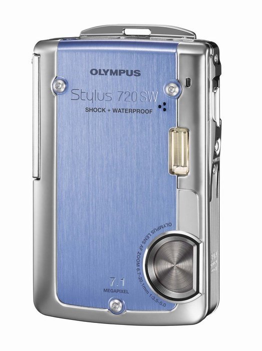 Olympus Stylus 720SW 7.1MP Ultra Slim Digital Camera with 3x Optical Zoom (Silver) N3
