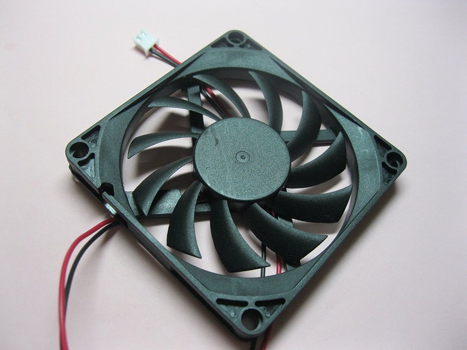 2 pcs Brushless DC Cooling Fan 5V 8010S 11 Blades 2 wire 80x80x10mm Sleeve-bearing Skywalking