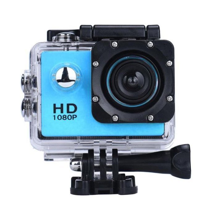 SwizzeHD 1080P Mini Waterproof Sports Recorder Car DV Action Camera Camcorder (Blue) N19