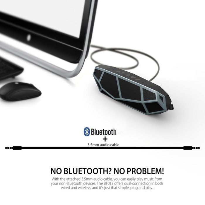 ONSON Bluetooth Speakers, Portable Wireless Stereo Speaker Powerful Sound with Enhanced Bass, Support Hands-free... N12