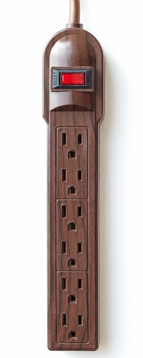 Invisiplug 6-Outlet Surge Protector, Model LN001 N2