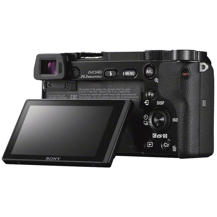 Sony Alpha A6000 Wi-Fi Digital Camera & 16-50mm (White) with 55-210mm Lens + 64GB Card + Case + Battery & Charger... N8