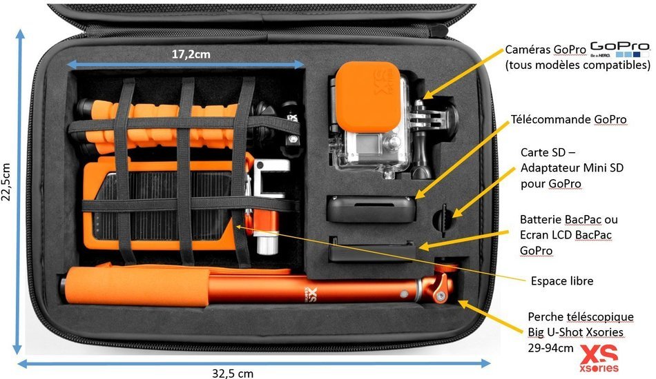 XSories Capxule Large Soft Case Compatible with all GoPro Cameras N2