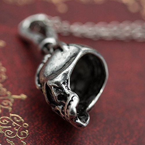 New Vintage Silver Skull Head Men's Pendant For Chain Necklace N2
