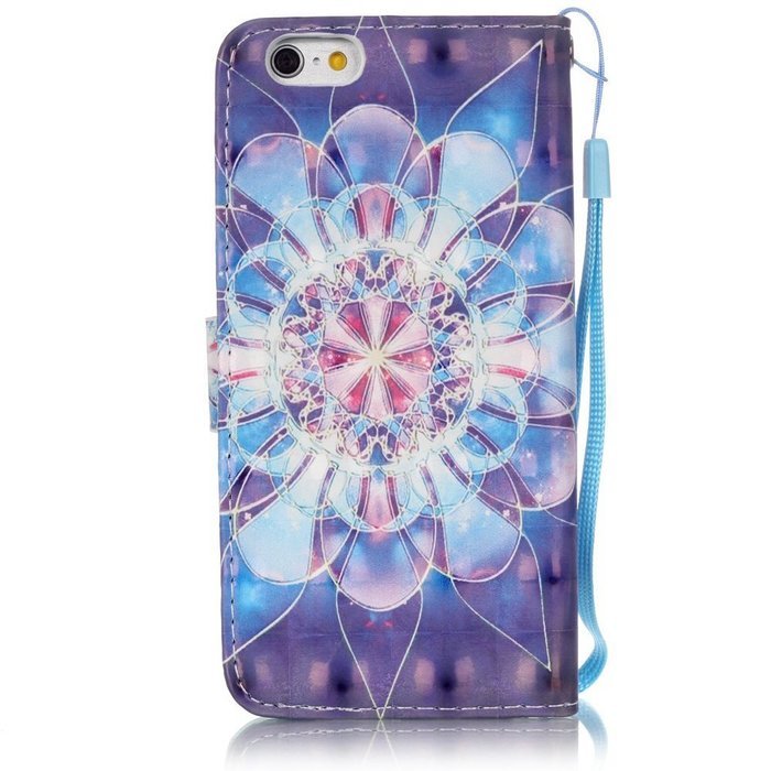 iPhone 6S Plus Case,iPhone 6 Plus Case,ikasus Glitter Diamond Colorful Painted PU Leather Flip Wallet Pouch Stand... N5
