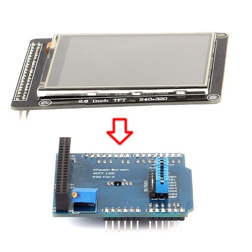 SainSmart TFT LCD Screen Kit for Arduino UNO R3 (2.4