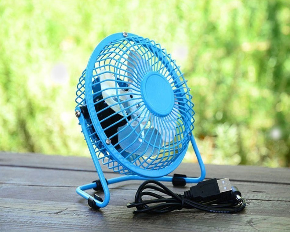 Dealglad New 4Inch Portable Home office PC Laptop Desktop USB Mini Cooler Cooling Desk Fan (Pink) N7