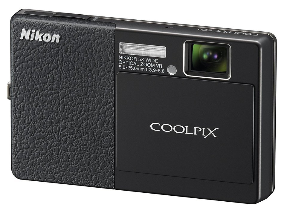 Nikon Coolpix S70 12.1MP Digital Camera with 3.5-inch OLED Touch Screen and 5x Wide Angle Optical Vibration Reduction... N9
