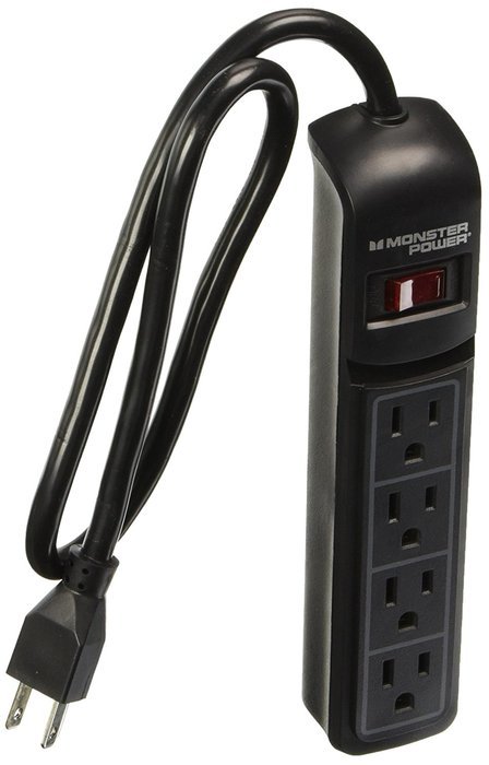 Monster Essentials 600 6 Outlets Surge Protector N6