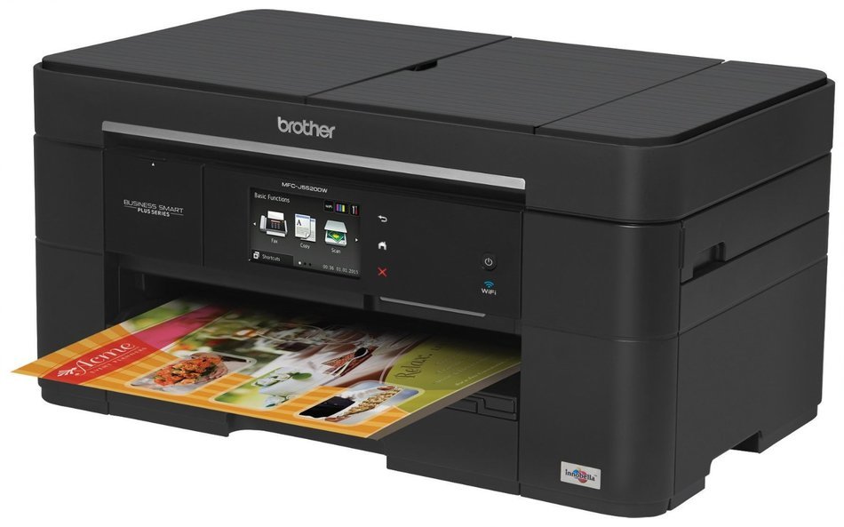 Brother Printer MFCJ5520DW Wireless All-in-one Inkjet Printer, Amazon Dash Replenishment Enabled N2