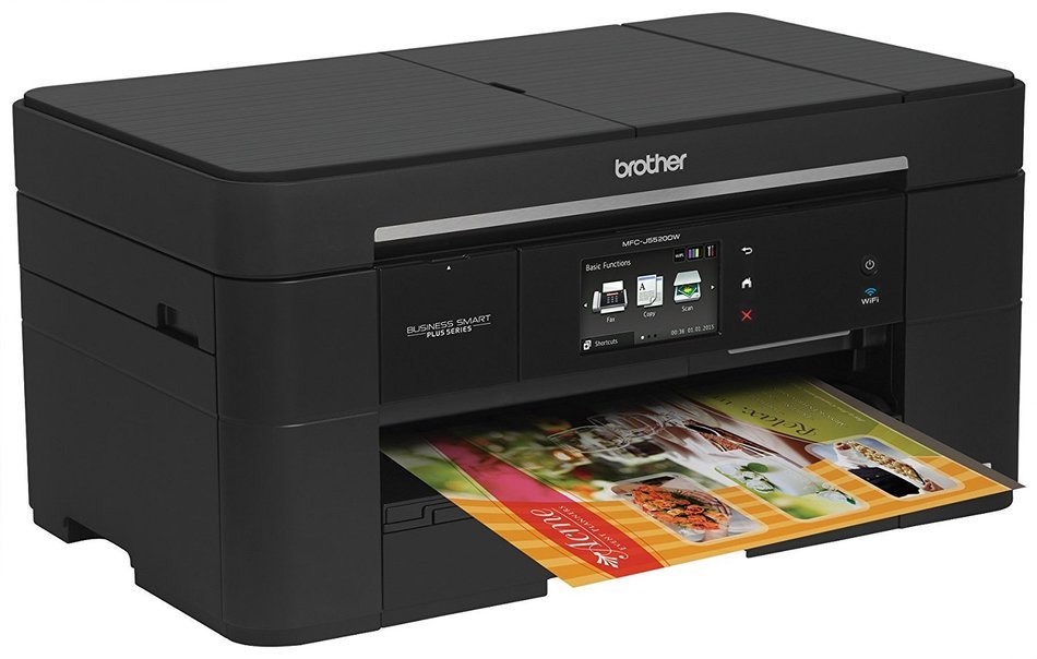 Brother Printer MFCJ5520DW Wireless All-in-one Inkjet Printer, Amazon Dash Replenishment Enabled N3