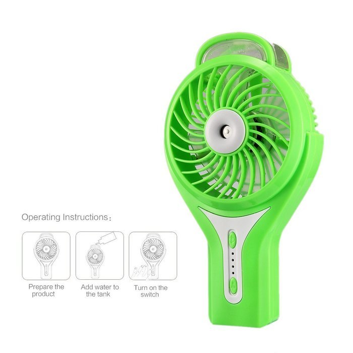 Handheld Fan Spray,SOONHUA 3 Modes Speed Rechargeable Mini Fan & 2 Modes Cool Misting Humidifier for Home Office... N6