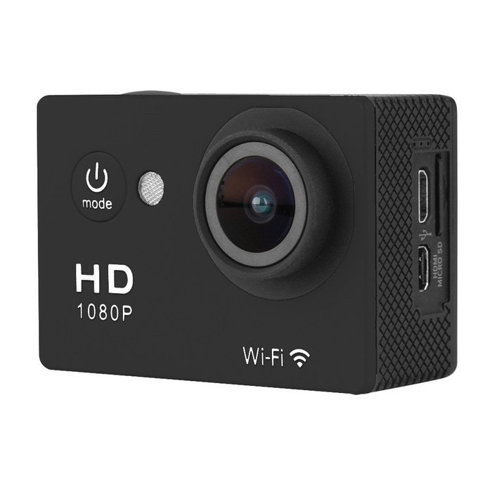 Zxlight&reg;Sports Camera, 2.0 Inch 170 Degree Ultra-wide Angle Lens Full HD 1080p 12MP 98-Feet(30-meter) Waterproof... N3