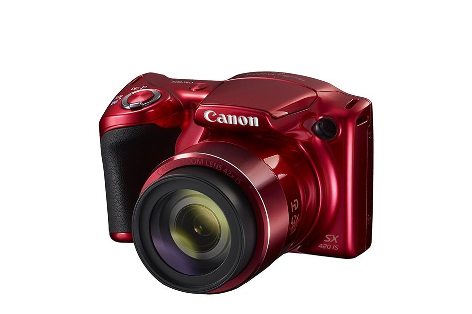 Canon PowerShot SX420 IS (Red) with 42x Optical Zoom and Built-In Wi-Fi N9