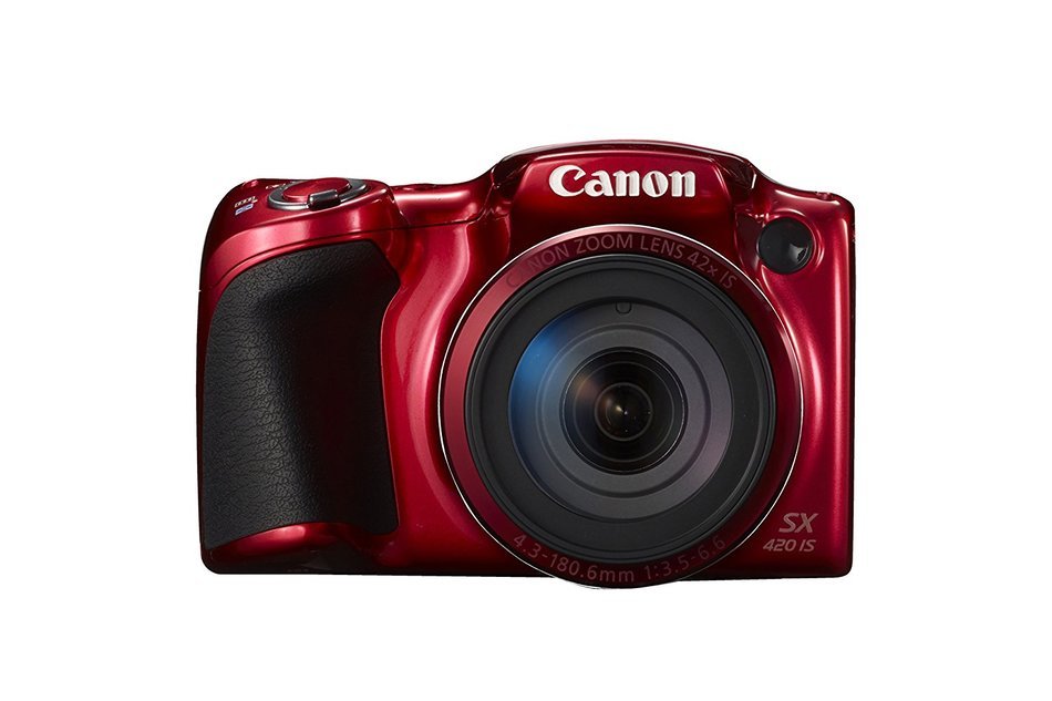 Canon PowerShot SX420 IS (Red) with 42x Optical Zoom and Built-In Wi-Fi N11