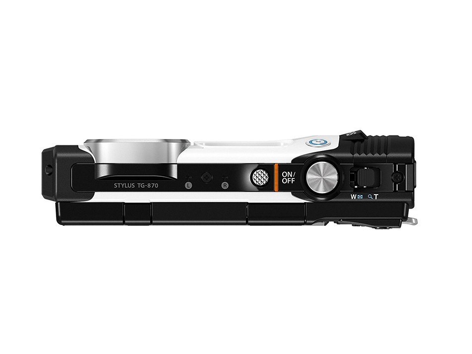 Olympus TG-870 Tough Waterproof Digital Camera (White) N11