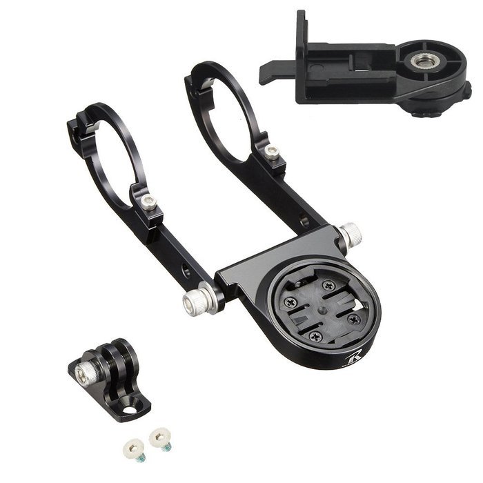 Out-front Bike Mount Type19 Pioneer Sgx-ca500 or Garmin Edge1000 + Gopro Camera [Rec-b0019-sgx2+gp] N2