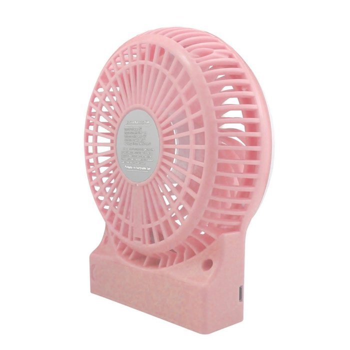 iKKEGOL Mini Portable Wireless Rechargeable Super Strong Wind Desk Fan W/ Rechargeable Battery - 3 Mode Wind Speed... N36