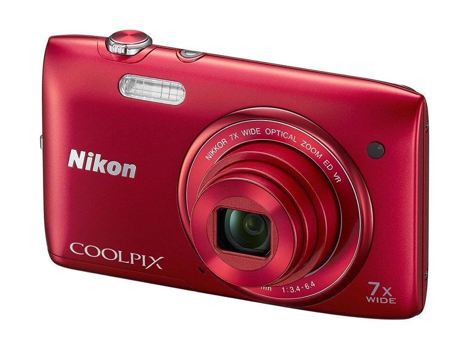 Nikon COOLPIX S3500 20.1 MP Digital Camera with 7x Zoom (Decorative Pink) (OLD MODEL) N14