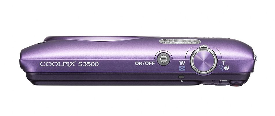 Nikon COOLPIX S3500 20.1 MP Digital Camera with 7x Zoom (Decorative Pink) (OLD MODEL) N16