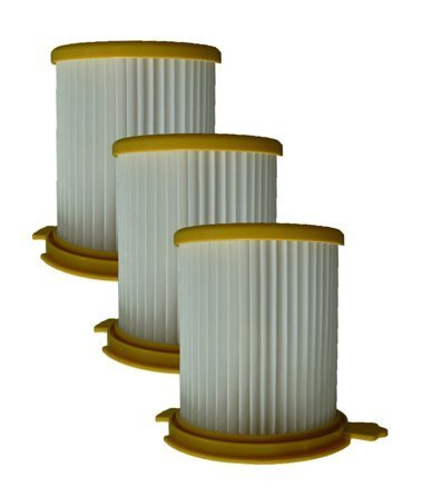 (3) Royal Dirt Devil F12 Pleated HEPA Canister Vision w/activated Charcoal, Vision, Outlast, Turbo, Swivel Vacuum...