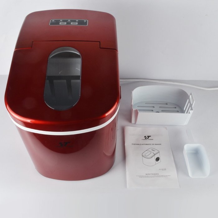 YT IM-12AR Portable Ice Maker, 26 Lbs ice every 24 hours, Sliver N6