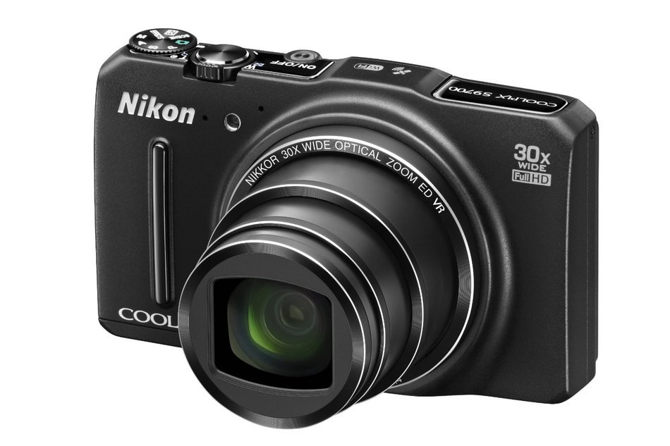 Nikon COOLPIX S9700 16.0 MP Wi-Fi Digital Camera with 30x Zoom NIKKOR Lens, GPS, and Full HD 1080p Video (Black) N7
