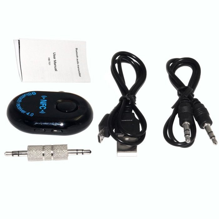 Baile Bluetooth Receiver HB-BT01 NFC-Enabled Mini Bluetooth Audio Receiver A2DP Wireless Adapter for Home Audio... N7